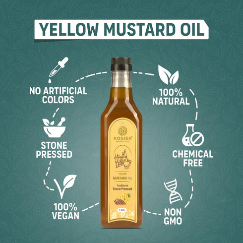 ROSIER Stone Pressed Yellow Mustard Oil